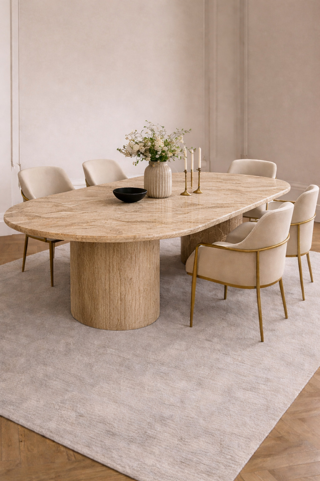 Belgrave in Travertine